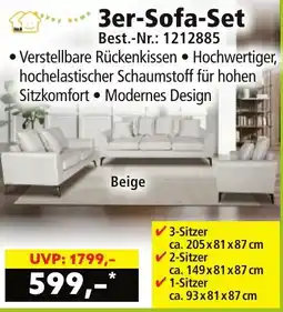 Norma 3er-Sofa-Set Angebot