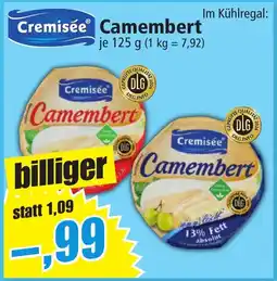Norma Cremisée Camembert Angebot