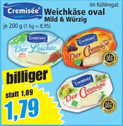 Norma Cremisée Weichkäse oval Mild & Würzig Angebot