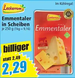 Norma Leckerrom Emmentaler in Scheiben Angebot