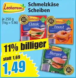 Norma Leckerrom Schmelzkäse Scheiben Angebot