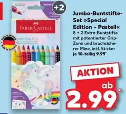 Kaufland Faber-Castell Jumbo-Buntstifte-Set »Special Edition - Pastell« Angebot