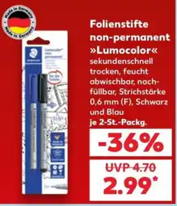 Kaufland Foliensitfe non-permanent »Lumocolor« Angebot