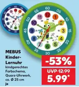 Kaufland MEBUS Kinder-Lernuhr Angebot