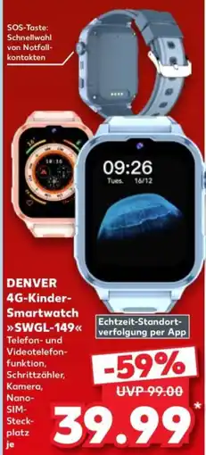 Kaufland DENVER 4G-Kinder-Smartwatch »SWGL-149« Angebot