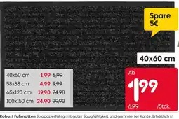 Rusta Robust Fußmatten Angebot