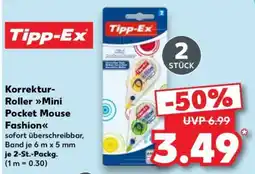 Kaufland Tipp-Ex Korrektur-Roller »Mini Pocket Mouse Fashion« Angebot