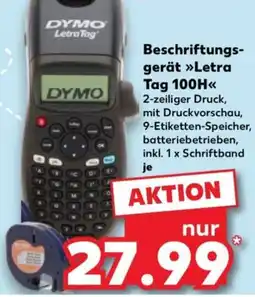 Kaufland Beschriftungsgerät Letra Tag 100H Angebot