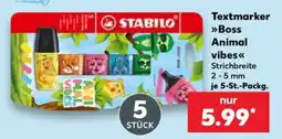 Kaufland STABILO Textmarker »Boss Animal vibes« Angebot