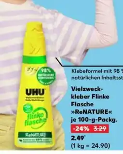Kaufland UHU Vielzweck-kleber Flinke Flasche »ReNATURE« Angebot