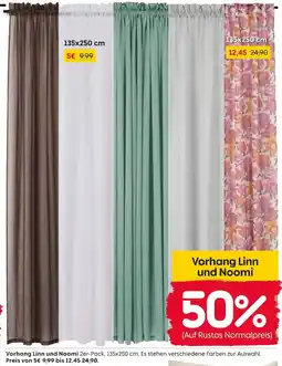 Rusta Vorhang Linn und Noomi Angebot