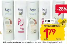 Rusta Körperlotion Dove Angebot
