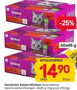 Rusta Katzen Whiskas Classic Meals Angebot