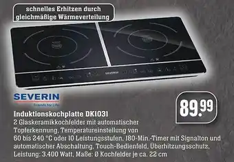 Scheck-in-Center Induktionskochplatte DK1031 Angebot