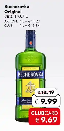 Travel Free Becherovka Original Angebot