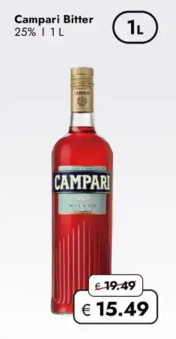 Travel Free Campari Bitter Angebot