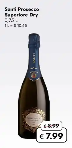 Travel Free Santi Prosecco Superiore Dry Angebot