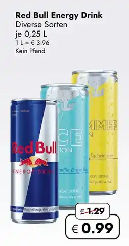 Travel Free Red Bull Energy Drink Angebot