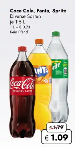 Travel Free Coca Cola, Fanta, Sprite Angebot