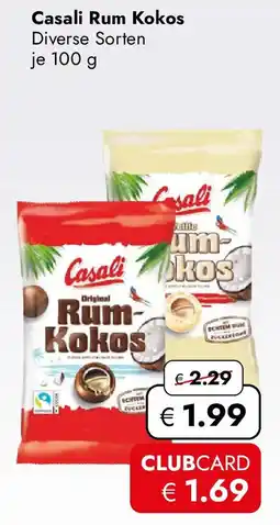 Travel Free Casali Rum Kokos Angebot