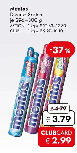 Travel Free Mentos Angebot