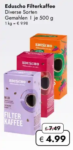 Travel Free Eduscho Filterkaffee Angebot