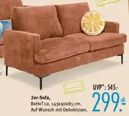 Trends Möbel 2er-Sofa Angebot