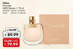 Travel Free Chloé Nomade EdPS Damen Angebot