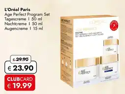 Travel Free L'Oréal Paris Age Perfect Program Set Angebot