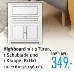 Trends Möbel Highboard Angebot