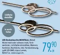 Trends Möbel LED-Deckenleuchte MONTILLA Angebot