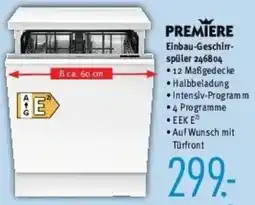 Trends Möbel PREMIERE Einbau-Geschirrspüler 246804 Angebot