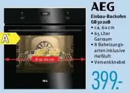 Trends Möbel AEG Einbau-Backofen GB3020B Angebot