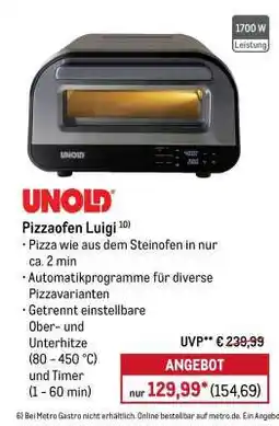 METRO Unold Angebot