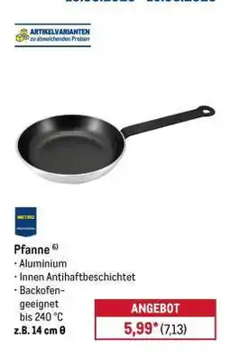 METRO Pfanne Angebot
