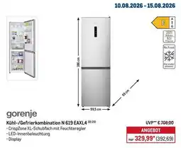 METRO Kühl-/Gefrierkombination N 619 EAXL4 Angebot