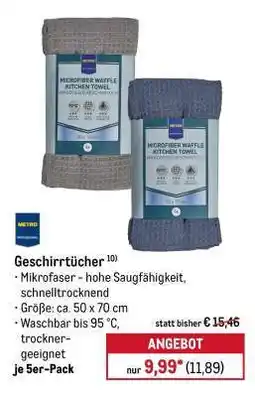 METRO Geschirrtücher Angebot
