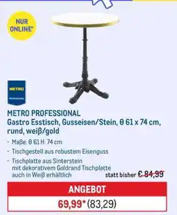 METRO METRO PROFESSIONAL Angebot