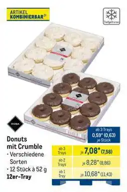 METRO Donuts mit Crumble Angebot