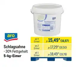 METRO Schlagsahne Angebot