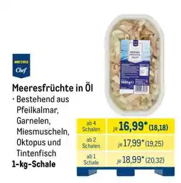 METRO Meeresfrüchte in Öl Angebot