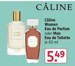 Rossmann Câline Woman Eau de Parfum oder Man Eau de Toilette Angebot