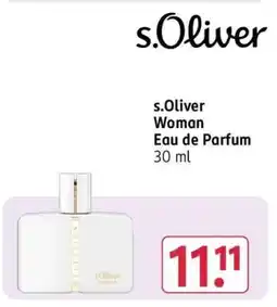 Rossmann s.Oliver Woman Eau de Parfum 30 ml Angebot