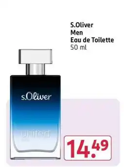 Rossmann S.Oliver Men Eau de Toilette 50 ml Angebot