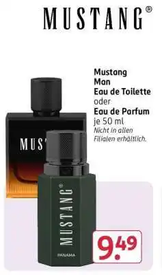 Rossmann Mustang Man Eau de Toilette oder Eau de Parfum je 50 ml Angebot