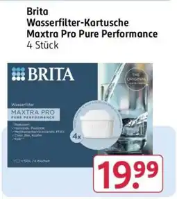 Rossmann Brita Wasserfilter-Kartusche Maxtra Pro Pure Performance 4 Stück Angebot