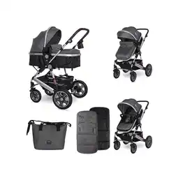 Netto Marken-Discount Lorelli Kinderwagen Lora faltbar Gummiräder Tragetasche Sportsitz Fußabdeckung grau/schwarz Angebot