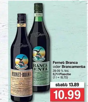 Famila Nord West Fernet Branca Oder Brancamenta Angebot