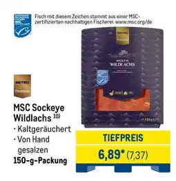 METRO MSC Sockeye Wildlachs Angebot