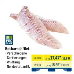 METRO Rotbarschfilet Angebot